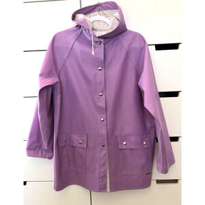 Vintage Whimsy Raincoat - Women's Size Large - Purple